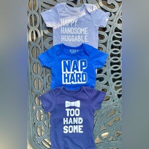 3 NWT onsies from The Children’s Place size 0-3m